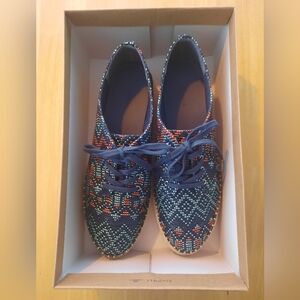 Indigo Rd Leisa Espadrille Woven Platform Oxford